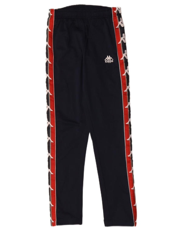 Pantaloni da tuta con grafica Kappa da uomo Small Blu Navy Colourblock