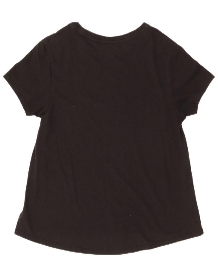 T-shirt grafica da donna Tommy Hilfiger Top UK 12 Grigio medio