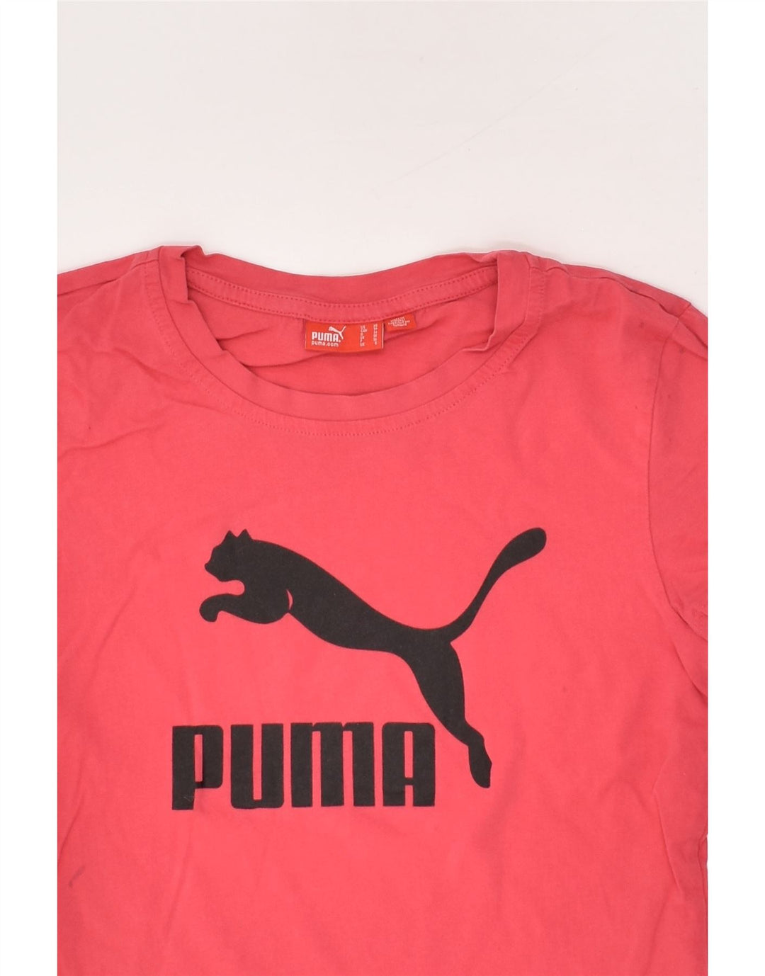 PUMA Womens Graphic T-Shirt Top UK 8 Small  Pink Vintage Puma and Second-Hand Puma from Messina Hembry 