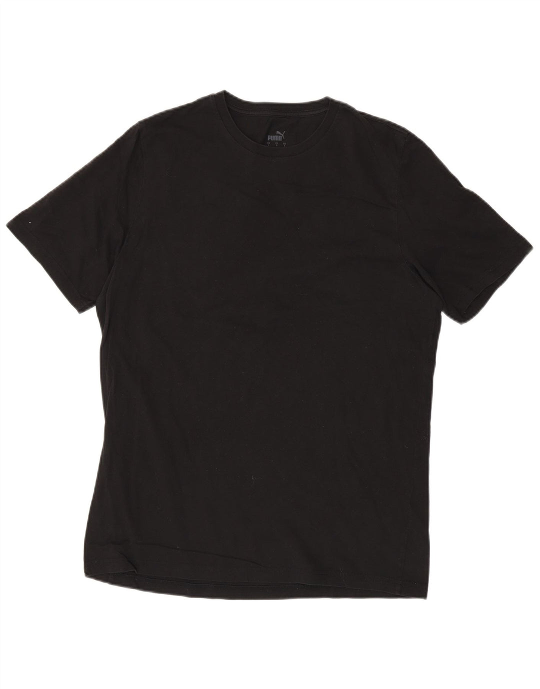 T-shirt da uomo Puma Top Large in cotone nero