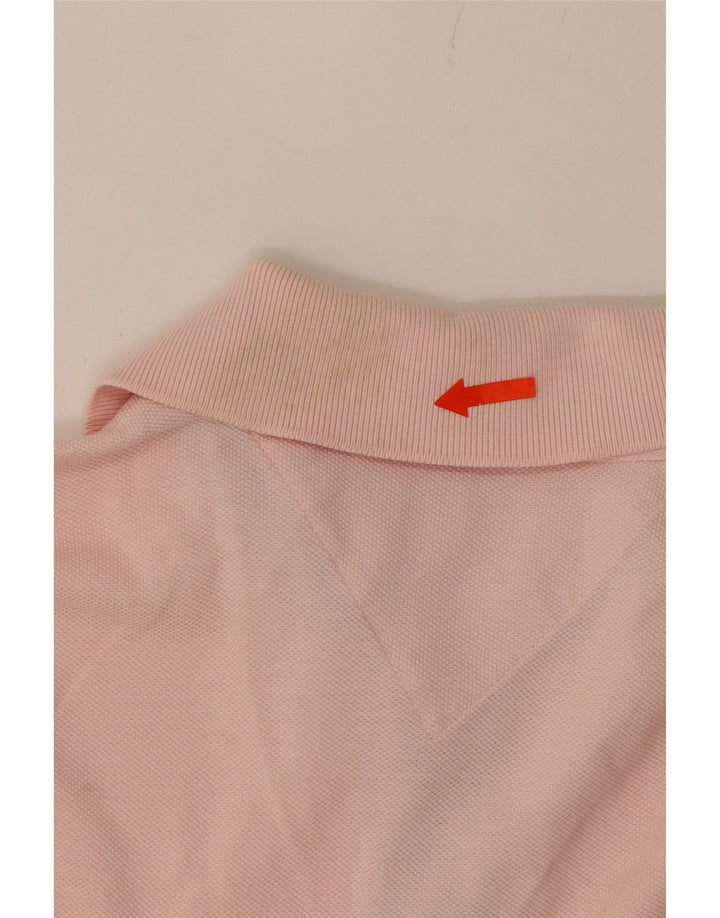 TOMMY HILFIGER Mens Polo Shirt Large Pink Cotton Vintage Tommy Hilfiger and Second-Hand Tommy Hilfiger from Messina Hembry 