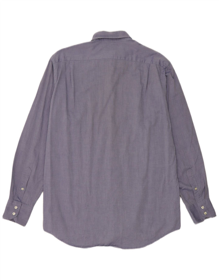 Camicia da uomo Lacoste taglia 40 cotone blu medio