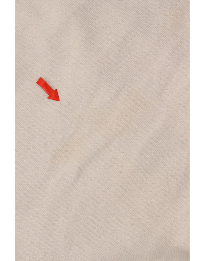Felpa Champion da uomo con grafica con zip e collo, maglione, colore bianco medio