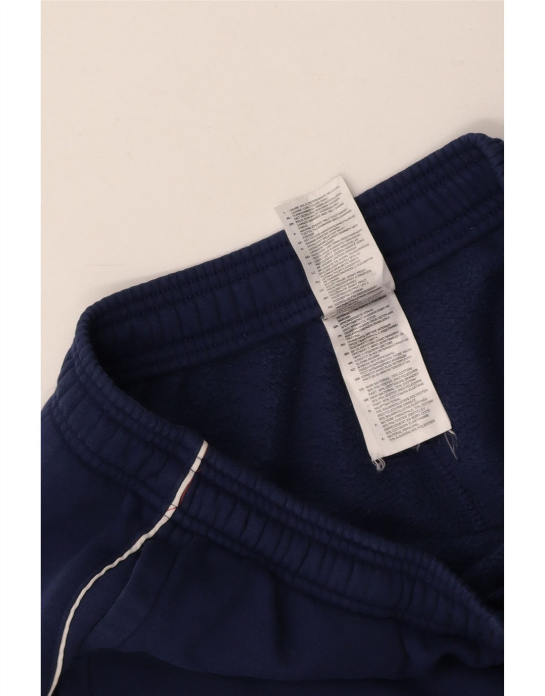 ADIDAS Mens Tracksuit Trousers Joggers Medium Navy Blue Cotton