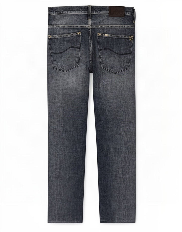 Jeans dritti da donna Lee W34 L29 cotone blu