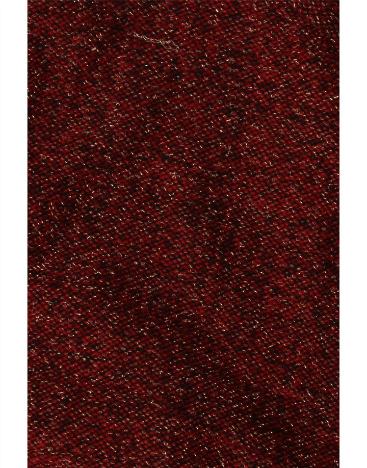 PACO BOUTIQUE Abito maglione da donna a maniche lunghe UK 14 Grande rosso screziato