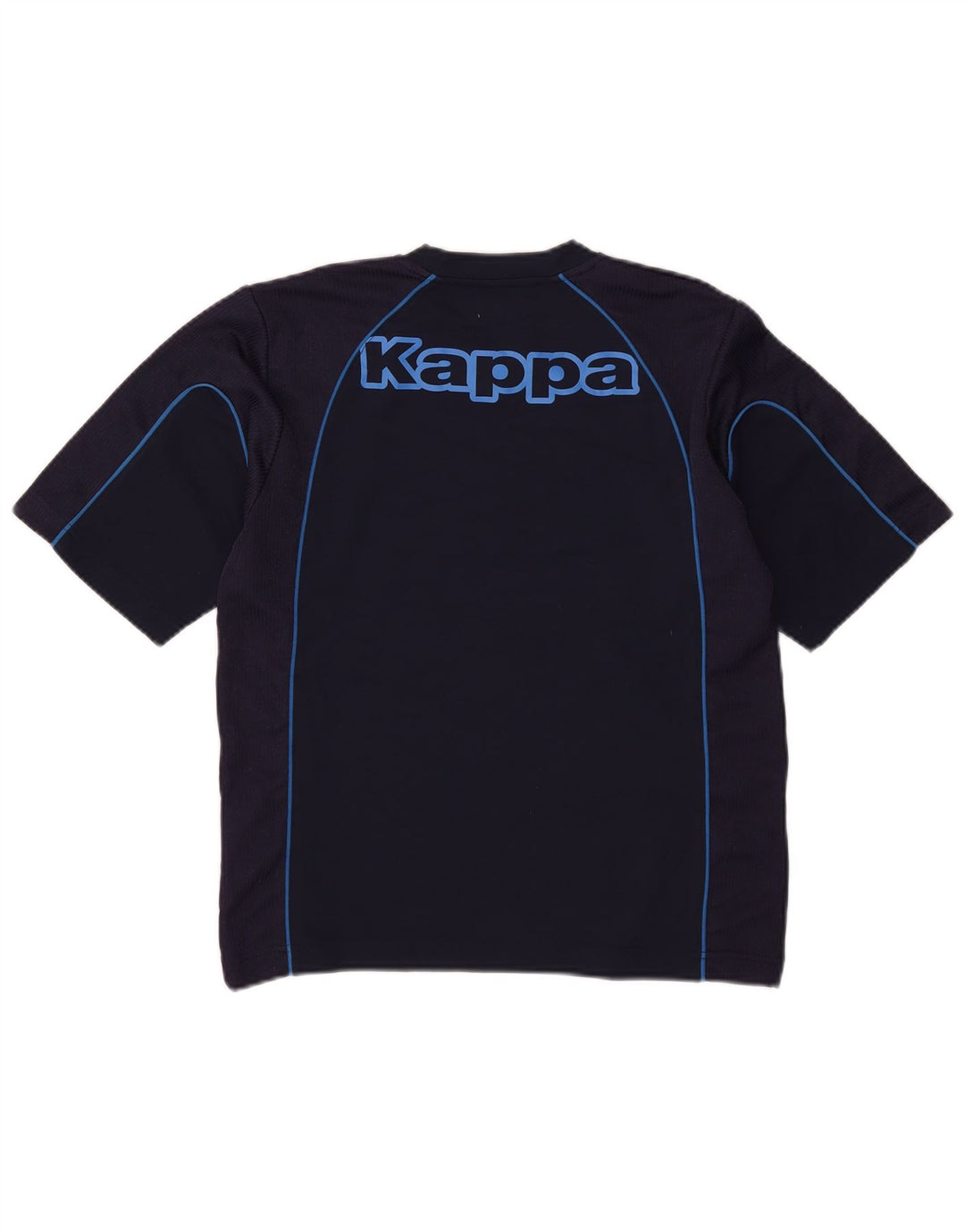 T-shirt grafica da uomo Kappa Top Small blu navy in poliestere