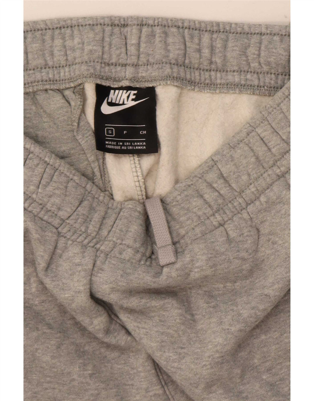 Pantaloni da tuta da uomo Nike Small in cotone chiazzato grigio
