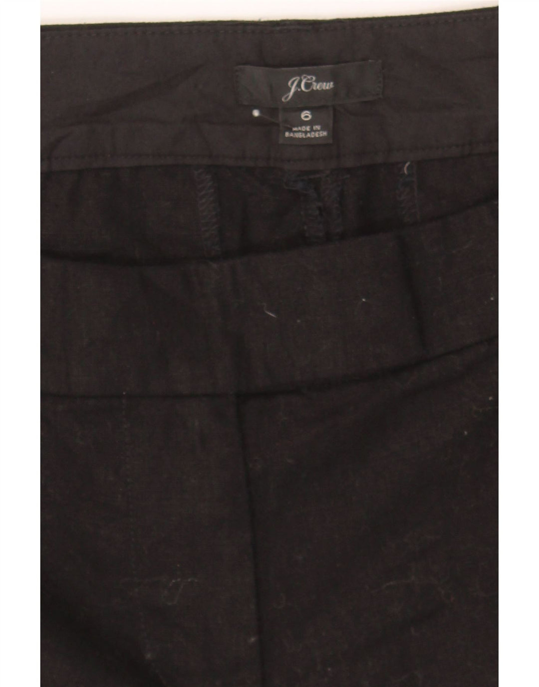 J. CREW Womens Chino Shorts US 6 Medium W30 Black Linen Vintage J. Crew and Second-Hand J. Crew from Messina Hembry 