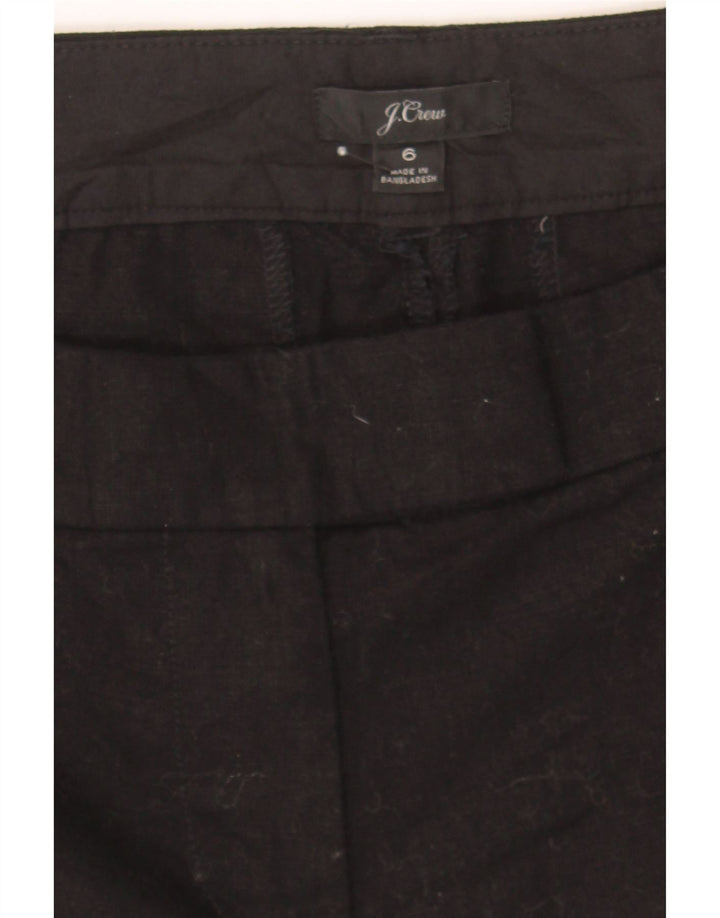 J. CREW Womens Chino Shorts US 6 Medium W30 Black Linen Vintage J. Crew and Second-Hand J. Crew from Messina Hembry 