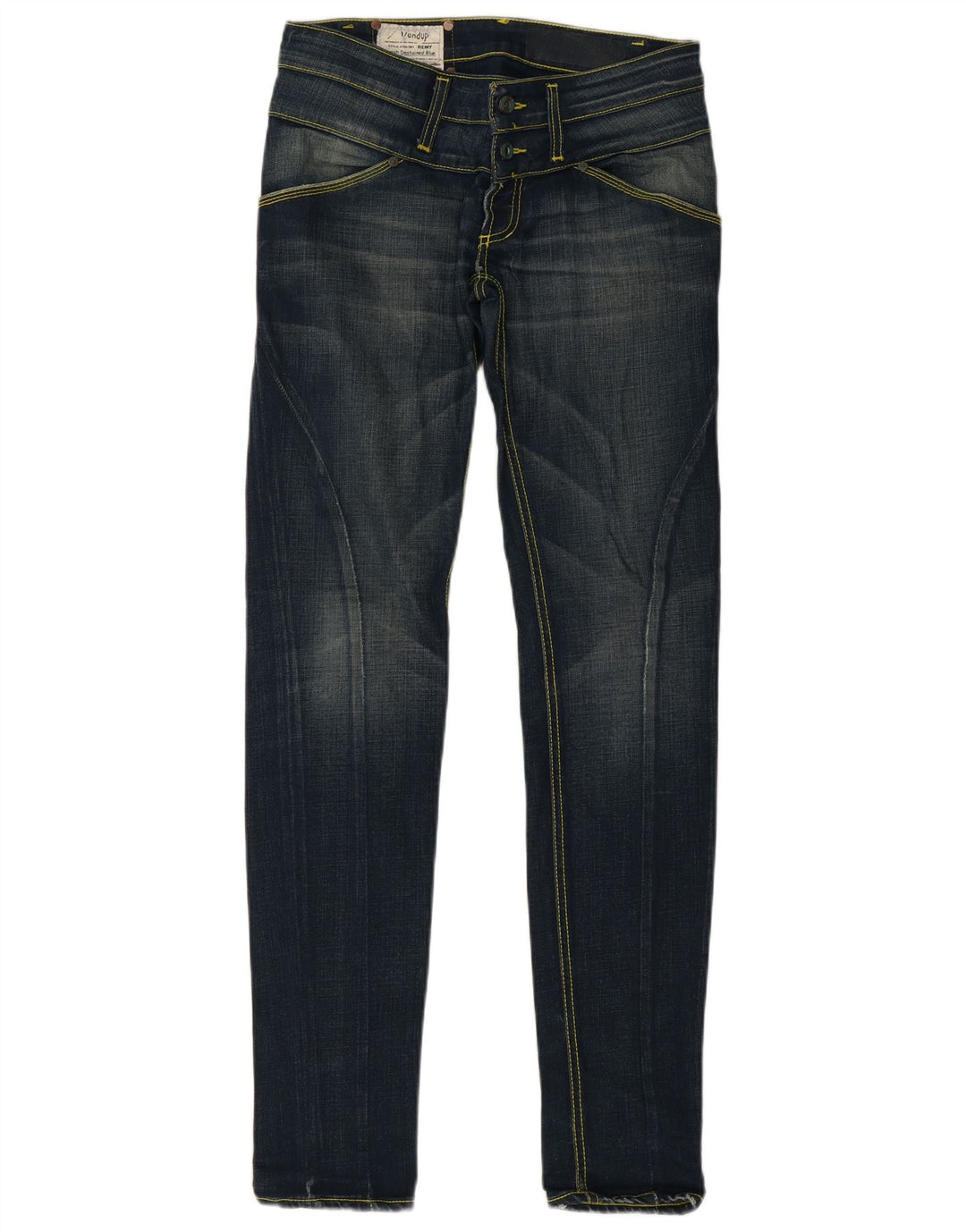 Jeans slim da donna Dondup W27 L32 cotone blu
