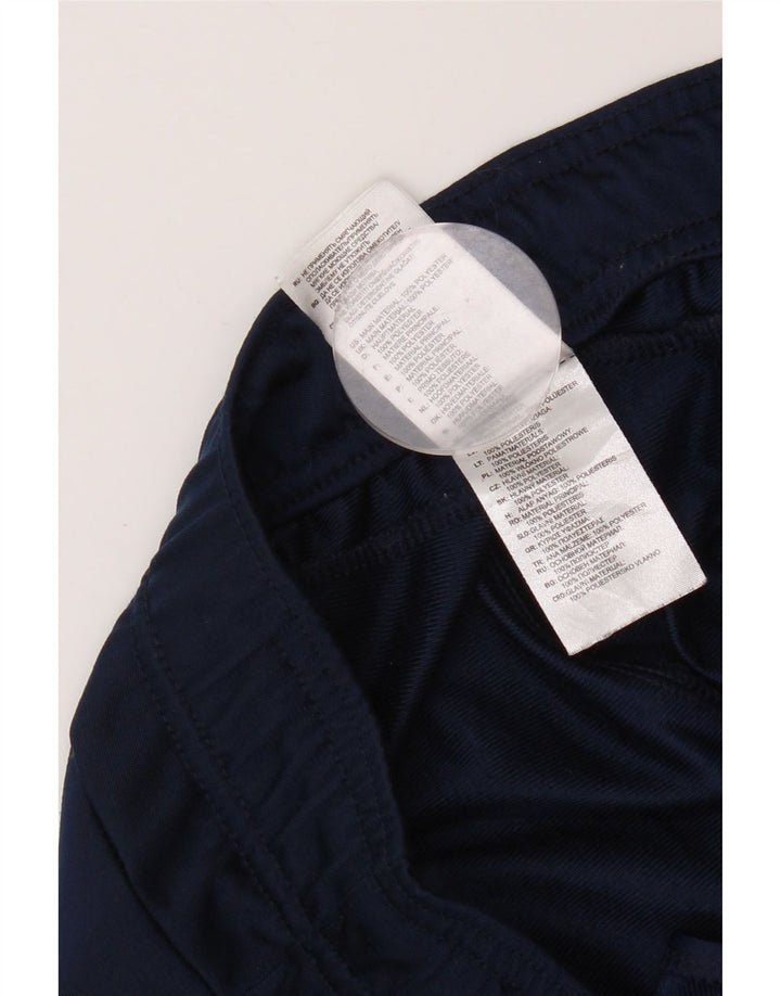 Pantaloni da tuta da uomo Adidas medi in poliestere blu navy