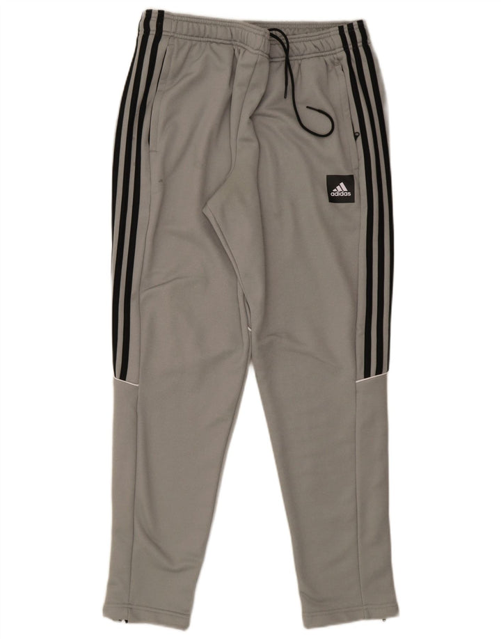 Pantaloni da tuta Adidas Aeroready da uomo grandi in poliestere grigio