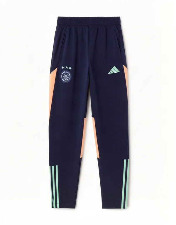 Pantaloni da tuta da uomo Adidas Ajax Amsterdam Small Blu Navy Colourblock