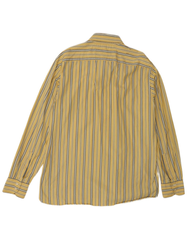 Camicia da uomo Regular Fit Tommy Hilfiger XL in cotone a righe gialle