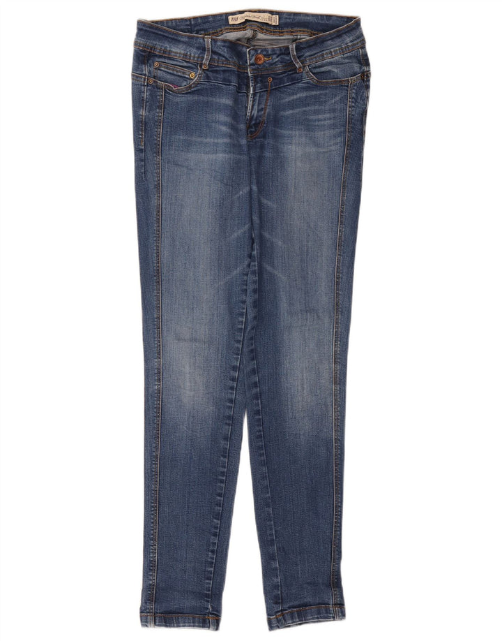 Jeans Zara Trafaluc Slim da donna EU 40 Medio W30 L30 Blu