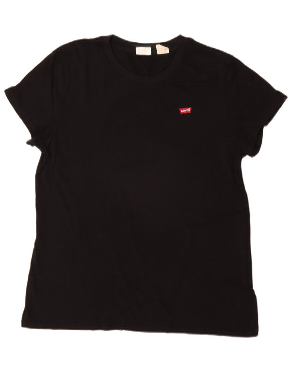 T-shirt da donna Levi's Top UK 14 media nera
