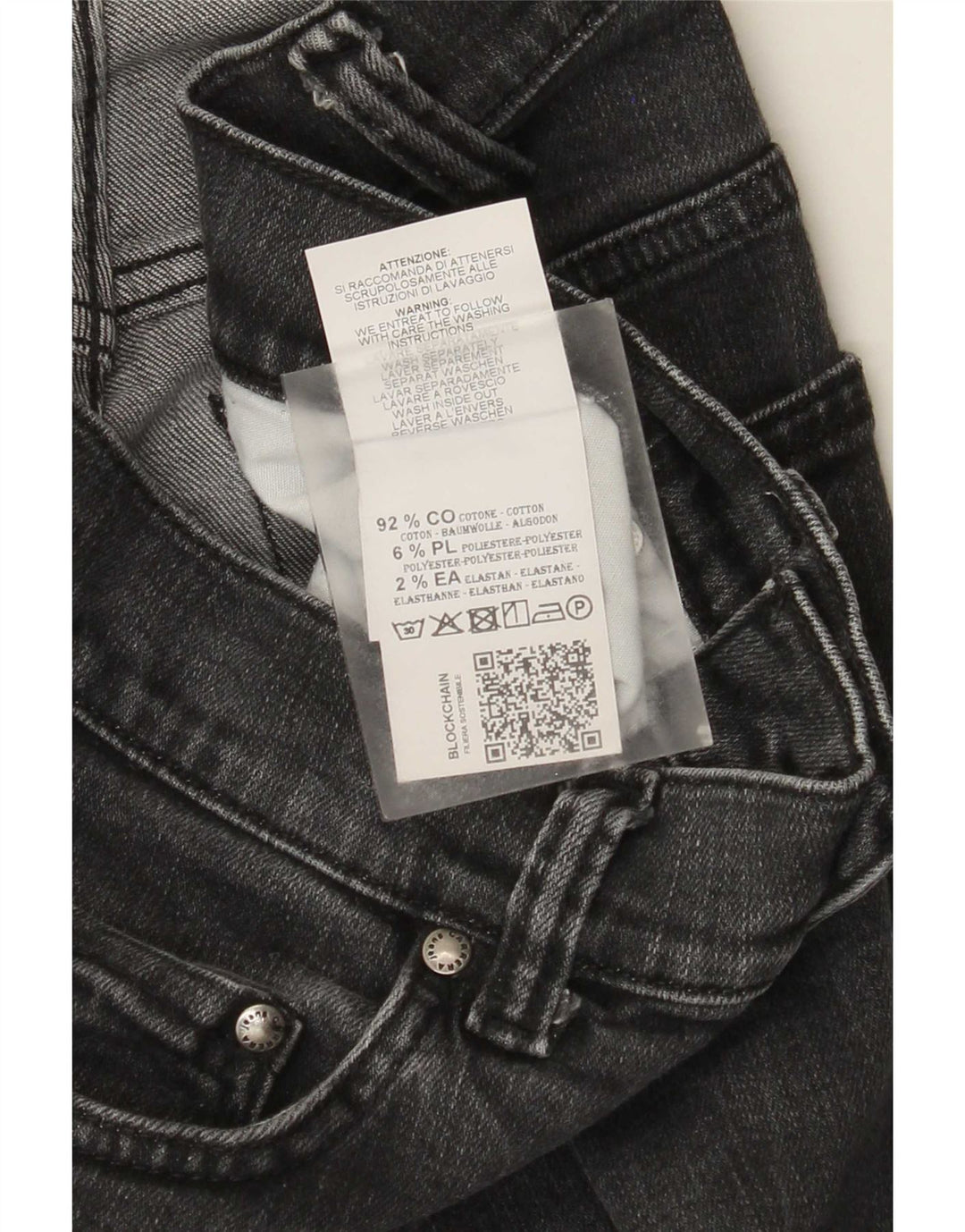 Jeans Carrera Uomo 717 Slim W33 L31 Cotone Grigio