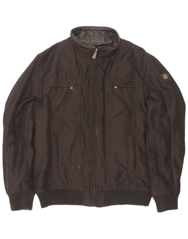 Giubbotto Bomber Imbottito Uomo Trussardi IT 52 XL Poliestere Nero