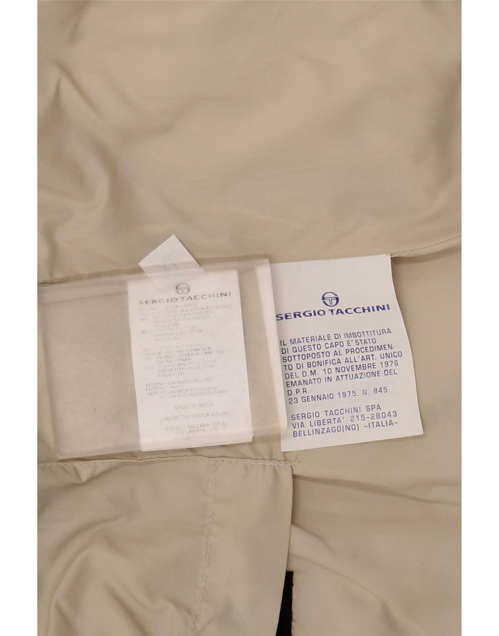 Gilet imbottito da uomo Sergio Tacchini UK 42 XL Poliestere beige