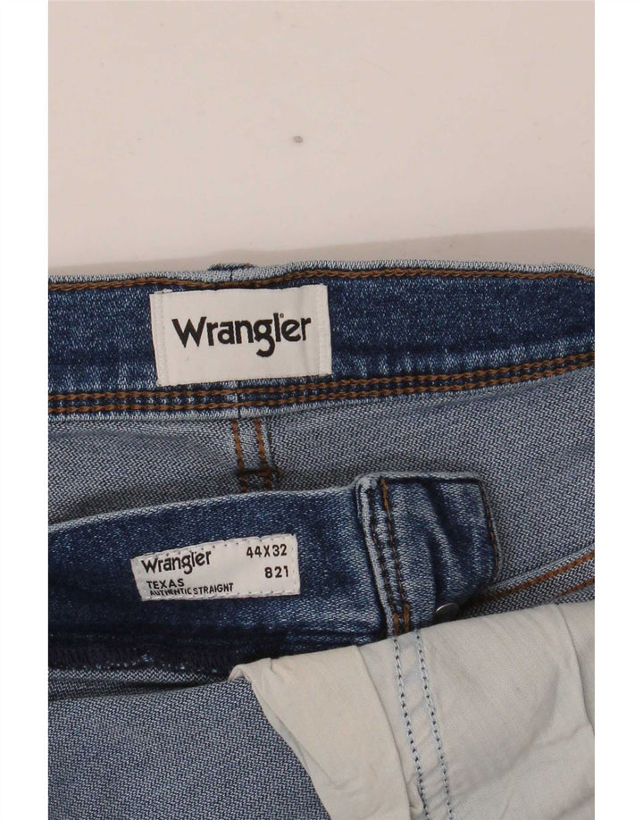 Jeans dritti da uomo Wrangler Texas W44 L32 blu