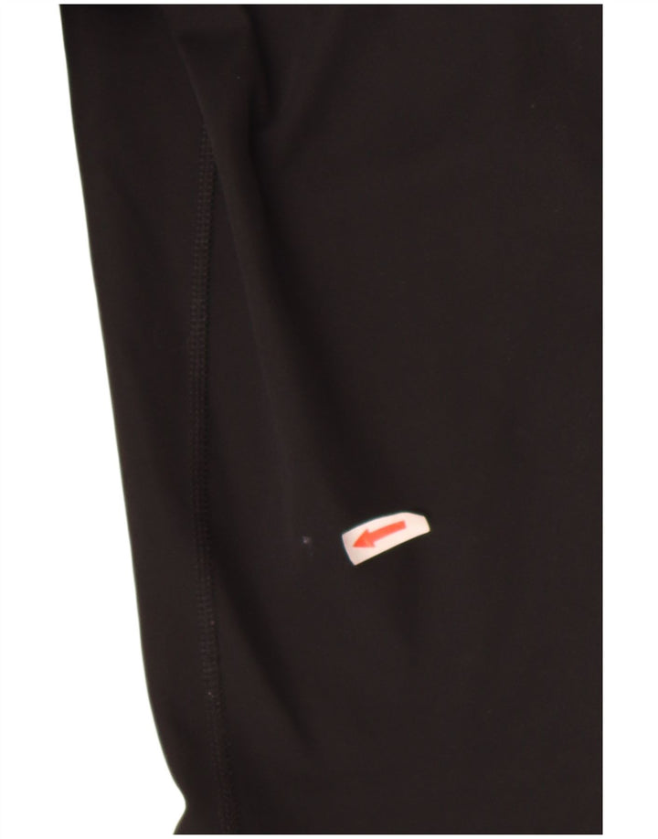 Adidas Donna Climalite Crop Leggings UK 8/10 Piccolo Poliestere Nero