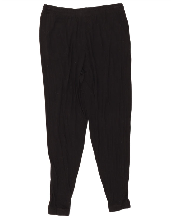 Pantaloni da tuta da donna Marks & Spencer UK 14 Large in viscosa nera