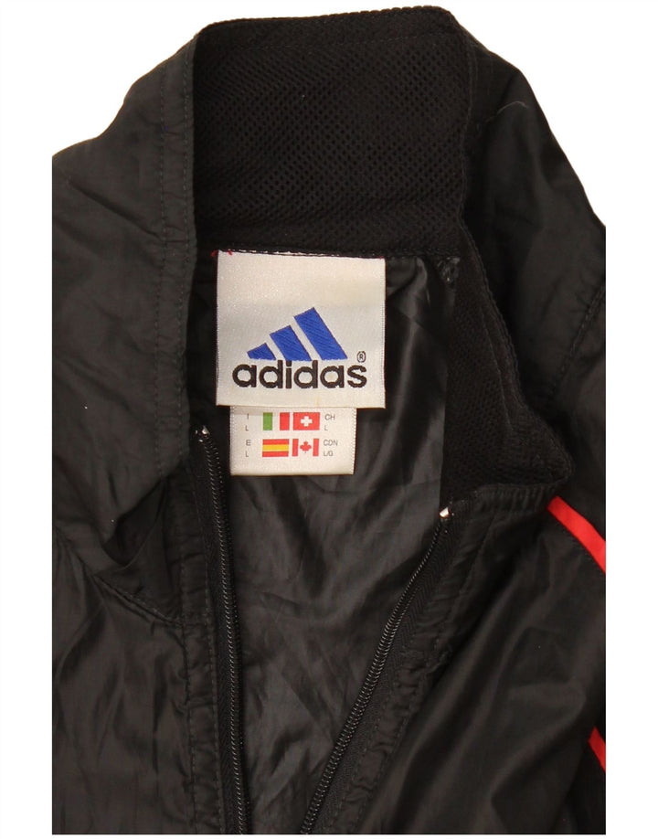 Giacca da ginnastica Adidas Climashell Graphic da uomo, grande, in poliestere nero
