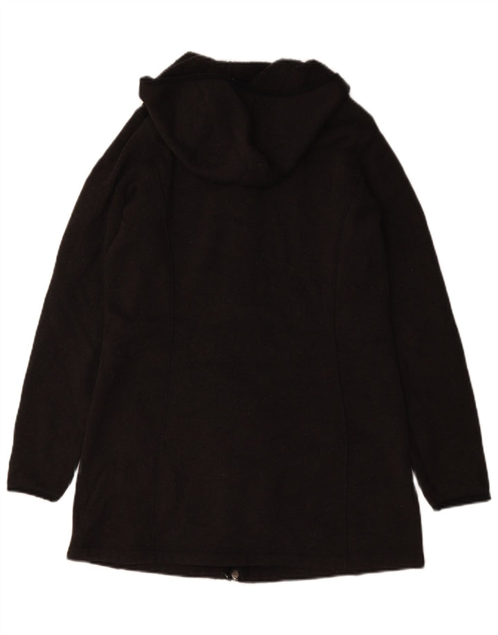 Cappotto con cappuccio da donna L.L.Bean UK 10 piccolo poliestere grigio