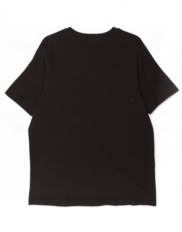 T-shirt grafica da uomo Puma Top grande in cotone nero