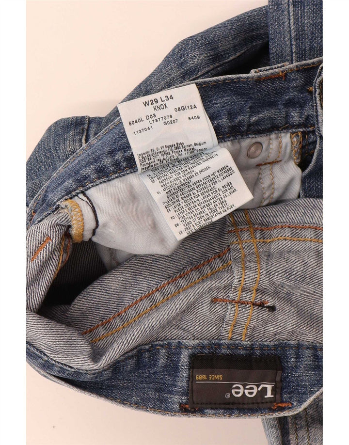 Jeans dritti Lee Knox da uomo W29 L34 cotone blu