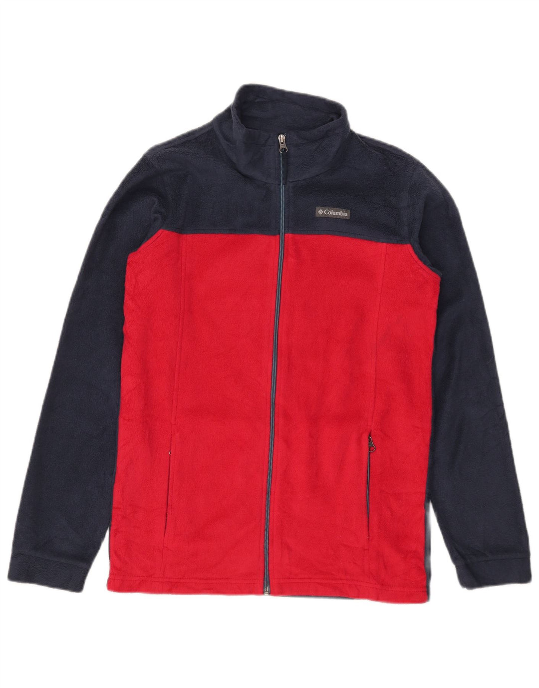 Giacca in pile Columbia da ragazzo 15-16 anni XL Poliestere color block blu navy