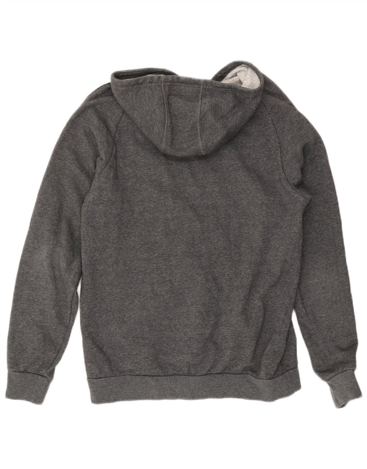 Felpa con cappuccio da ragazzo Adidas 15-16 anni in cotone grigio