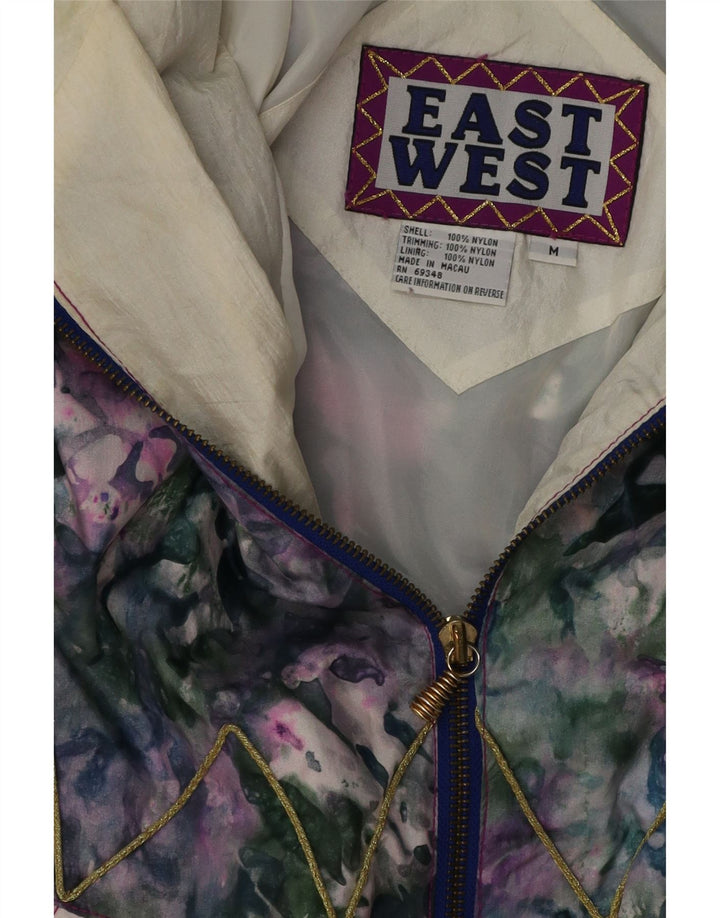 Giacca da sci da donna con motivo astratto EAST WEST UK 14 media multicolore
