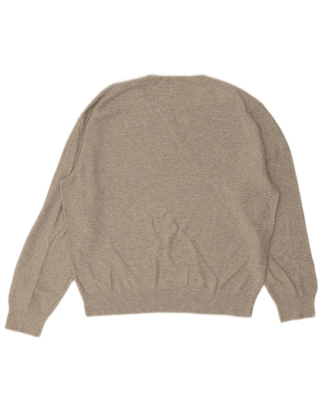 J. Crew Maglione girocollo da uomo in cotone grigio medio