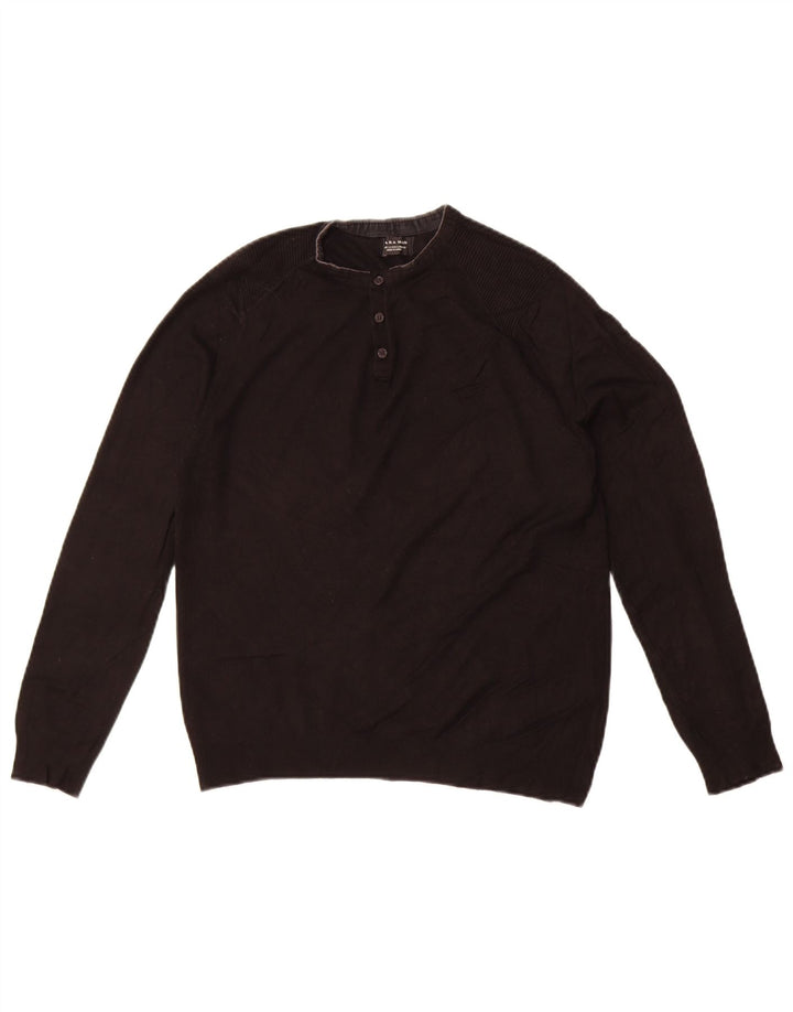 Maglione maglione girocollo da uomo Zara piccolo nero