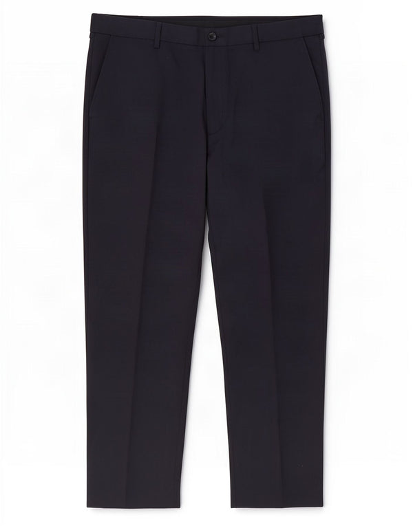 Pantaloni casual da uomo Marks & Spencer vestibilità regolare W40 L29 Blu Navy