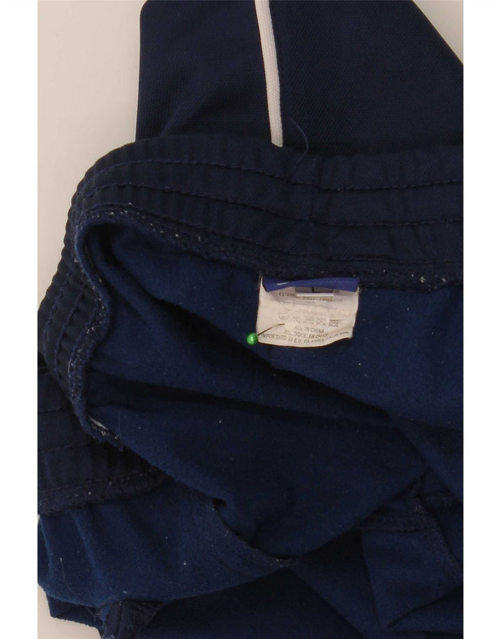 Pantaloni da tuta da uomo Asics grandi in poliestere blu navy