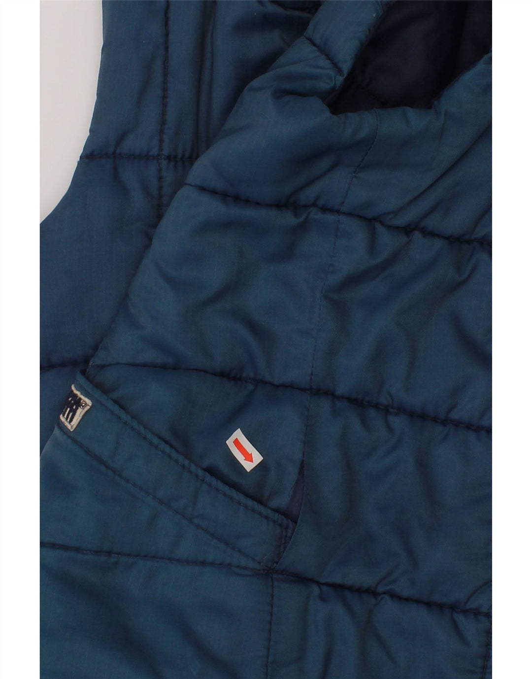 Gilet imbottito Puffa per ragazzi 7-8 anni, grande, in nylon blu