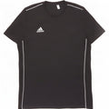 T-shirt Adidas da uomo Top Large in cotone nero
