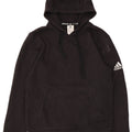 Felpa con cappuccio da uomo Adidas Small in cotone nero