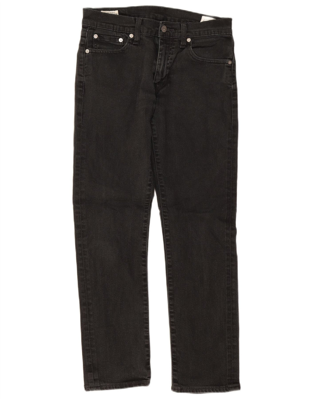 Jeans dritti da uomo Levi's W30 L30 cotone nero