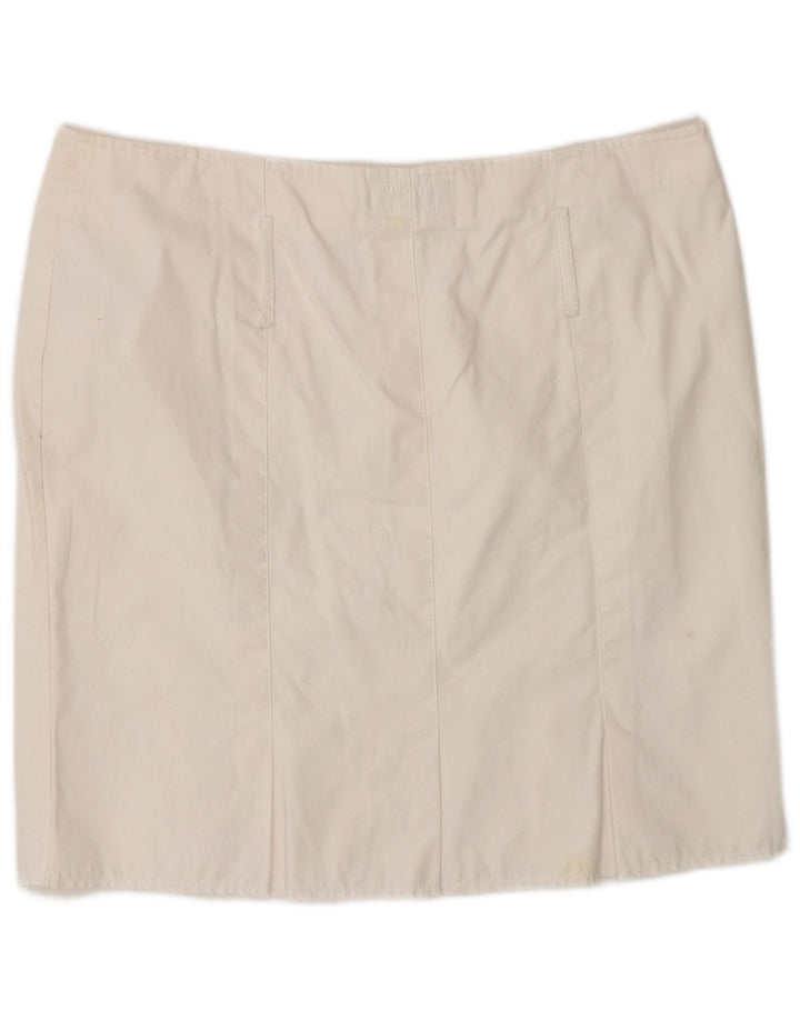 Minigonna da donna Tommy Hilfiger grande W32 in cotone bianco