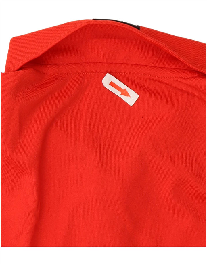 Polo Puma da bambino 11-12 anni in poliestere rosso