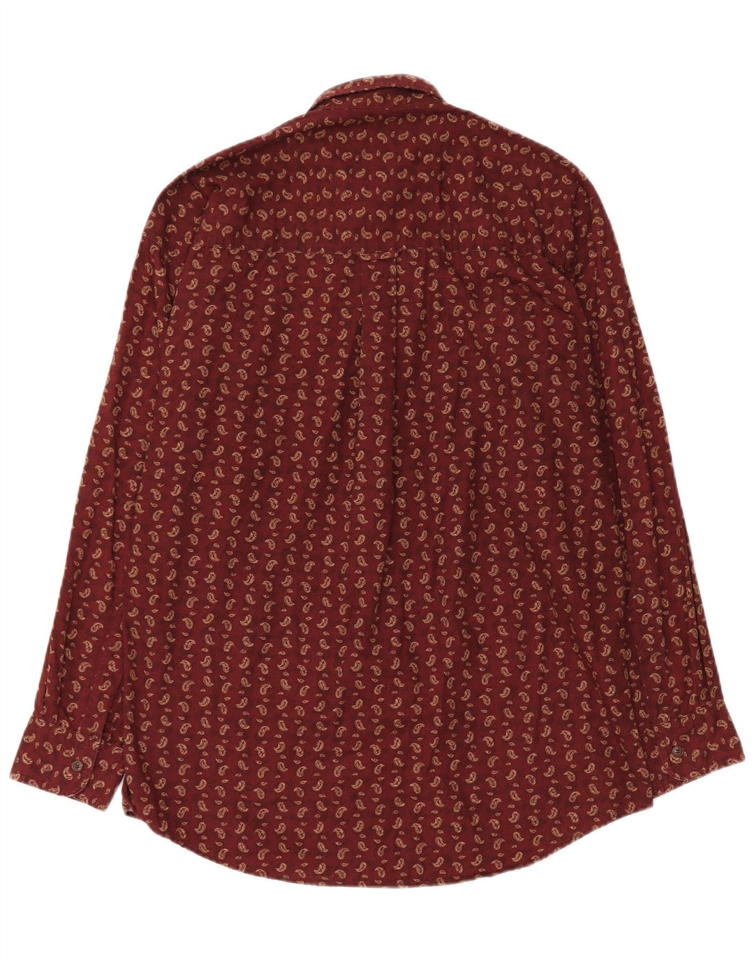 Camicia da uomo Chaps Ralph Lauren in cotone Paisley bordeaux medio