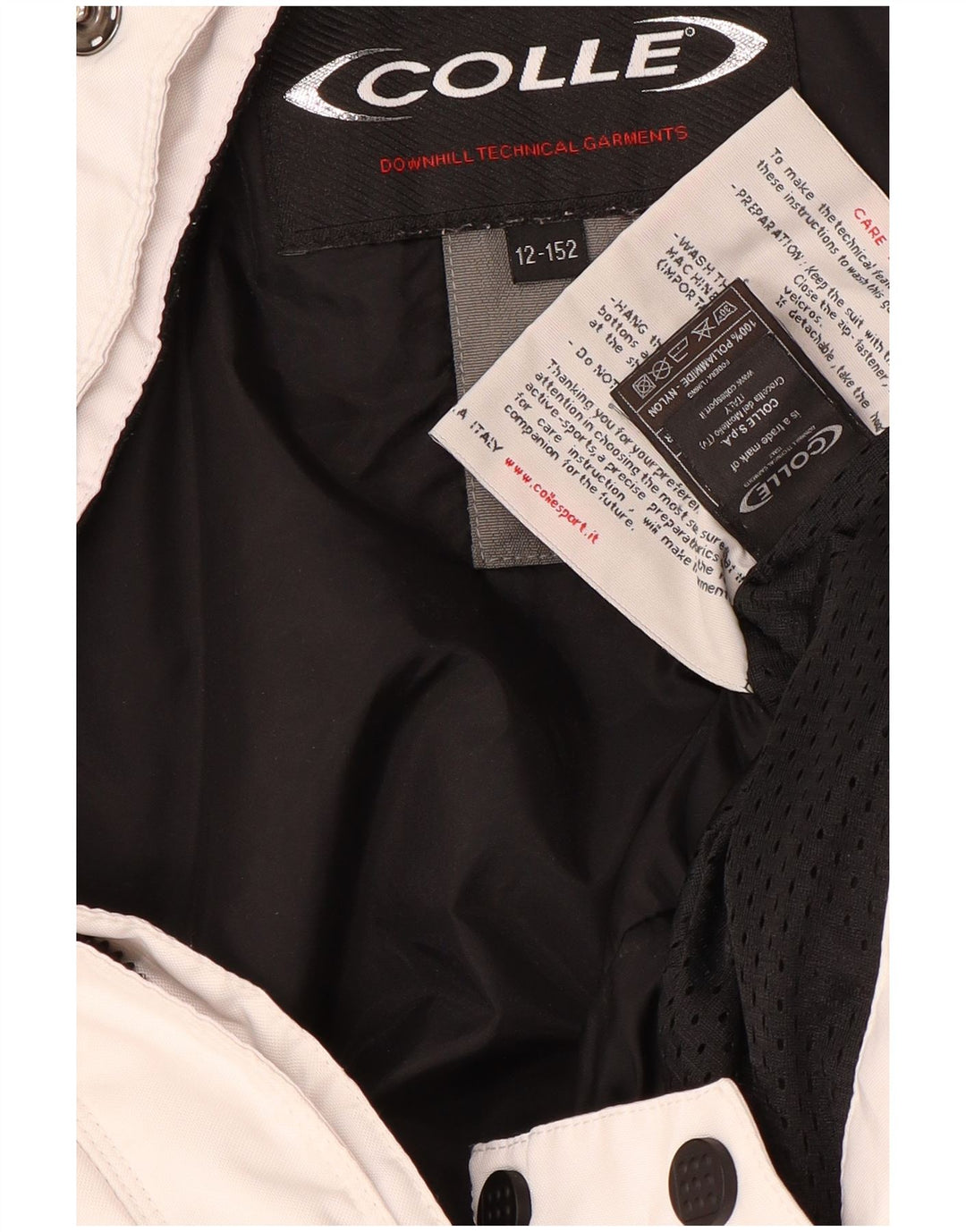 Giacca da sci VINTAGE per ragazzi 11-12 anni Poliestere Colourblock multicolore