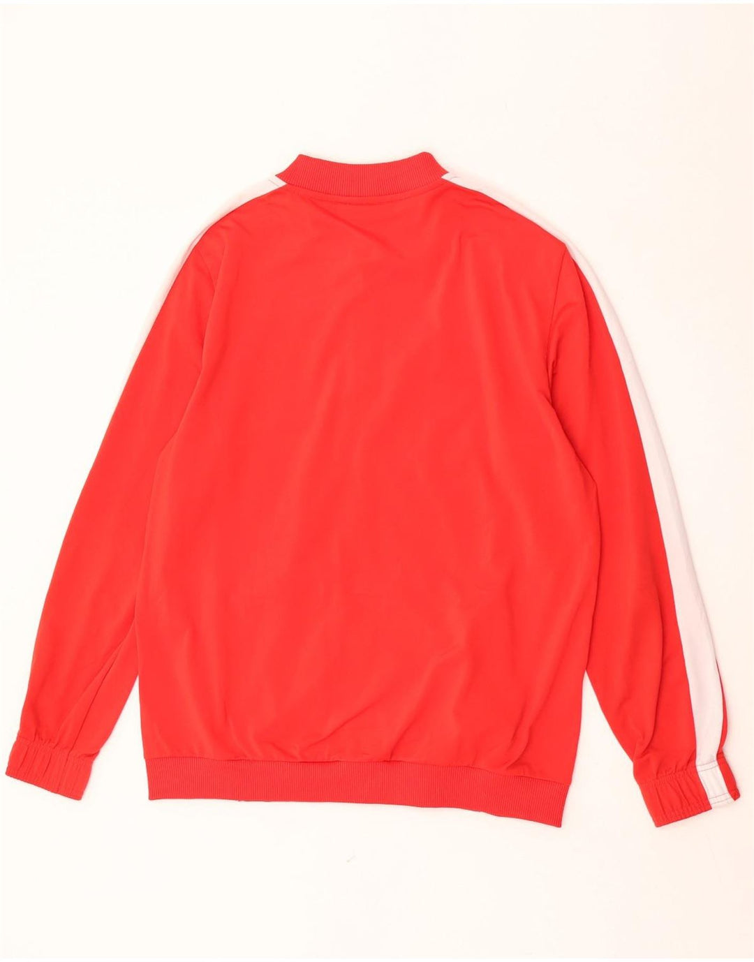 Giacca da tuta da uomo Puma in poliestere color block rosso medio