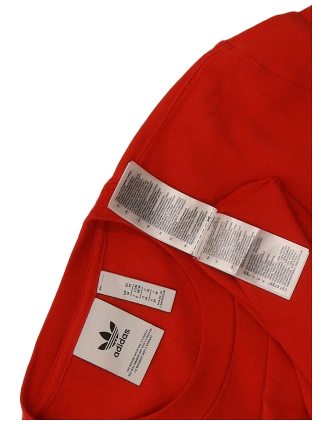 T-shirt grafica da uomo Adidas Top in cotone rosso medio
