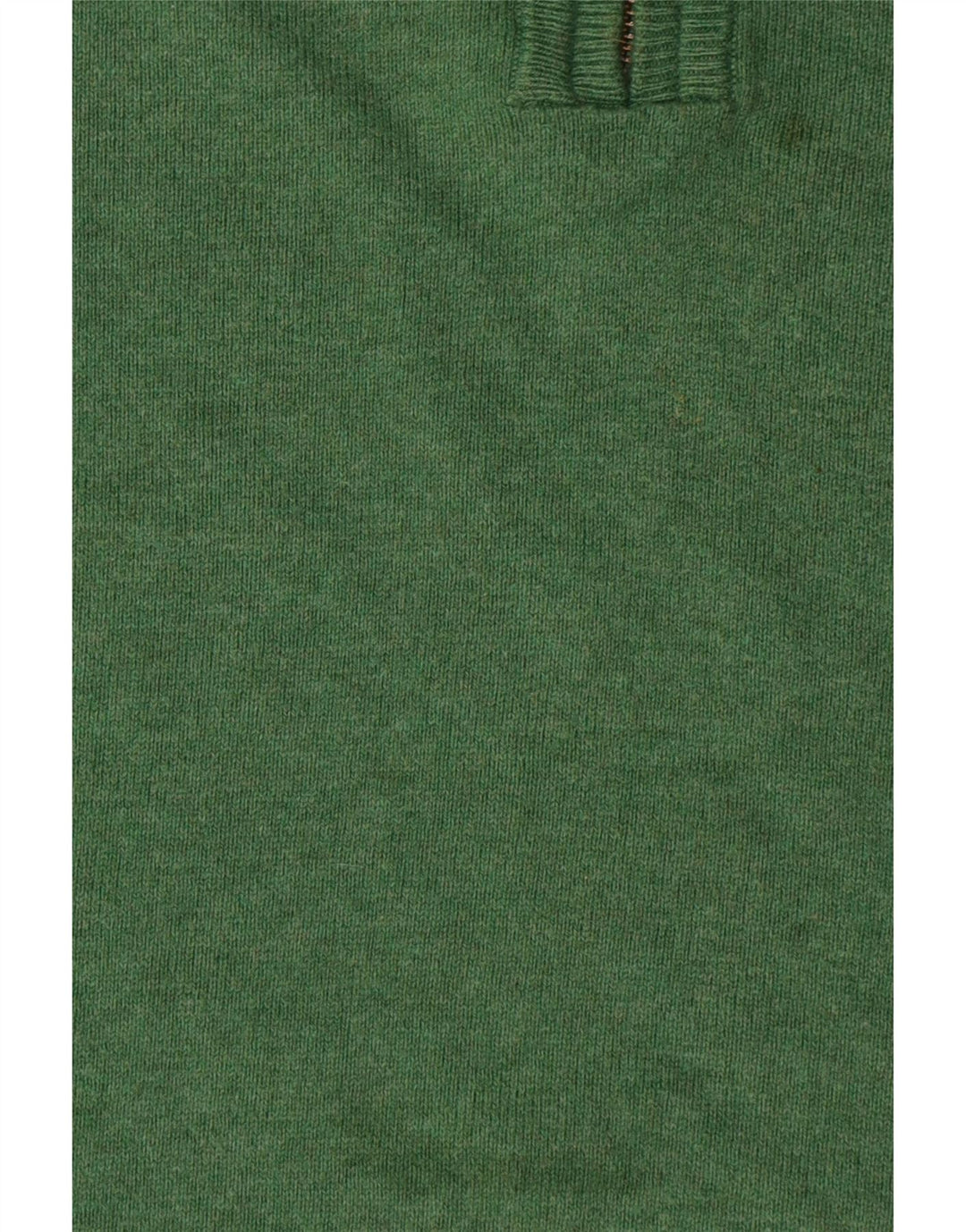 Maglione da uomo con collo con zip Fat Face 2XL cotone verde