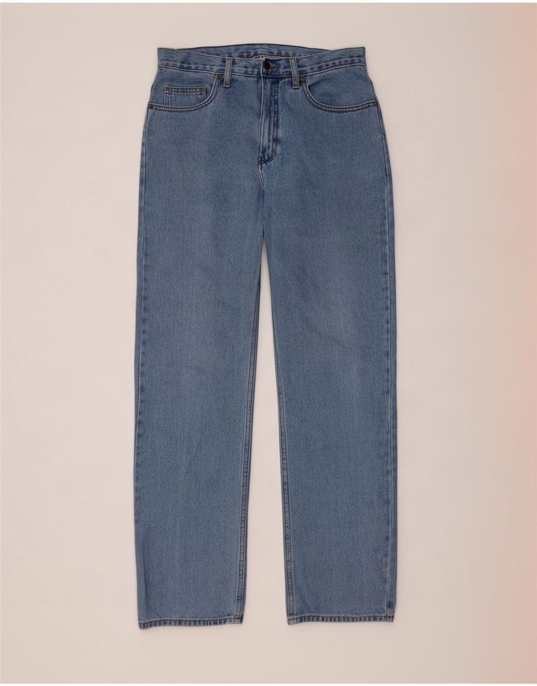Jeans dritti da uomo Marks & Spencer W32 L33 cotone blu